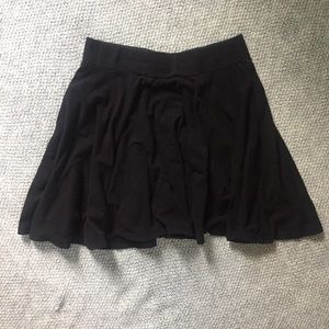 Black circle skirt